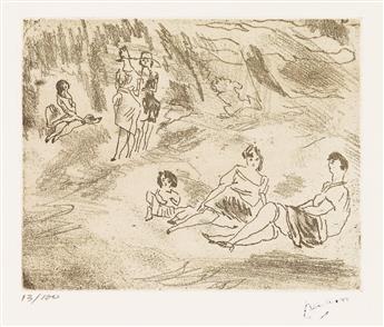 JULES PASCIN Group of 6 etchings.